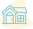 A house with a black background