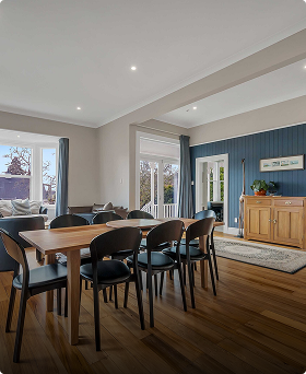 Elegant dining room interior