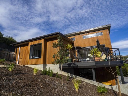 Pure Eco Painting Nelson Christchurch | House Painting Photo Gallery | Passive Certified Home Christchurch | Cedar Cladding in Natural Premium Oil